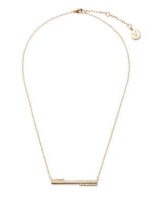 Vince Camuto Pave Crystal Bar Necklace