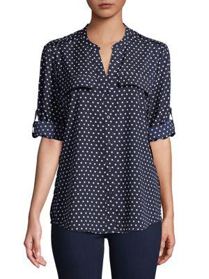 Calvin Klein Polka-dot Button-down Shirt