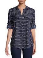 Calvin Klein Polka-dot Button-down Shirt