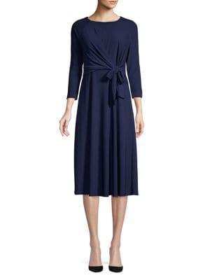 Taylor Knot Front Midi Dress