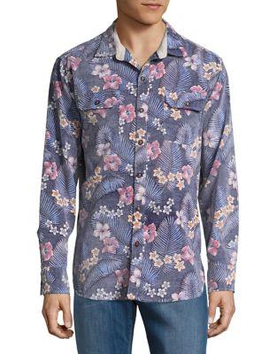 Tommy Bahama Floral Cotton Button-down Shirt