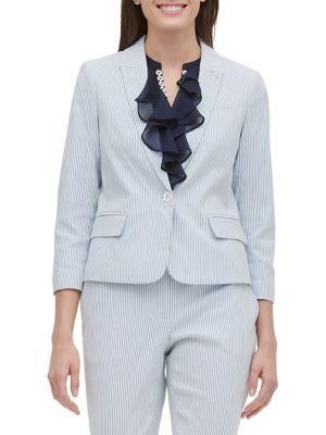 Tommy Hilfiger Striped Seersucker Jacket