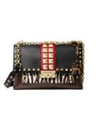 Michael Michael Kors Cece Faux-fur Printed Leather Bag