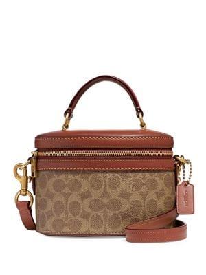 Coach Signature Canvas Trail Bag