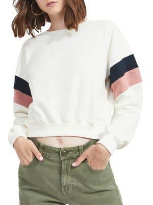 Miss Selfridge Cropped Cotton Sweater
