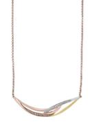 Effy Trio Diamond, 14k Yellow Gold And 14k Rose Gold Necklace
