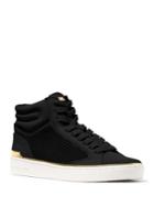 Michael Michael Kors Phoebe Suede And Mesh Perforated Sneakers