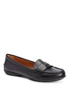 Coach Odette Pebbled Leather Loafers