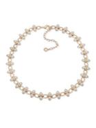 Anne Klein Faux Pearl-embellished Collar Necklace