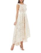 Js Collections Hi-lo Fit-and-flare Lace Dress