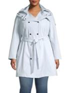 Calvin Klein Plus Belted Trench Coat