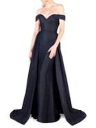 Mac Duggal Off-the-shoulder Lace Evening Gown