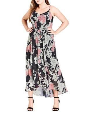 City Chic Plus Bonsai Maxi Dress