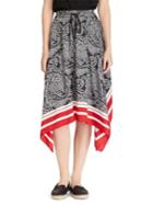 Lauren Ralph Lauren Twill A-line Skirt