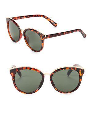 H Halston 48mm Round Sunglasses