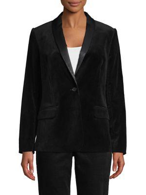 Brooks Brothers Red Fleece Stretch Velvet Blazer