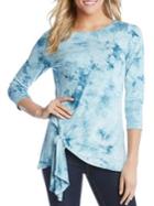 Karen Kane Tie-dyed Roundneck Top