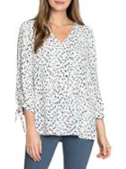 Nic+zoe Petite Arrow-print V-neck Top