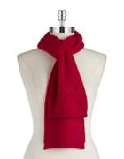 Lord & Taylor Cashmere Knit Scarf