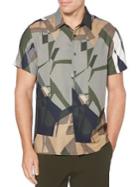 Perry Ellis Regular-fit Graphic Button-down Shirt