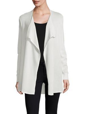 Calvin Klein Plus Draped Mesh Cardigan