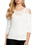 Jessica Simpson Rosarie Long Sleeve Roundneck Top