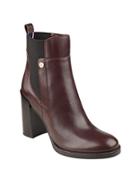 Tommy Hilfiger Britton Leather Booties