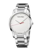 Calvin Klein City Stainless Steel Bracelet Watch, K2g2g1z6