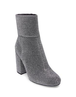 Steve Madden Goldie Sequined Block Heel Booties