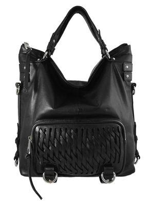 Joelle Hawkens Santa Monica Tall Leather Satchel