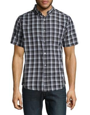 Howe Checked Cutton Casual Button-down Shirt