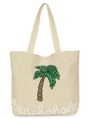 Circus By Sam Edelman Beachoholic Embroidered Tote