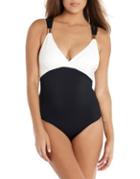 Amoressa Contrast One-piece Swimsuit