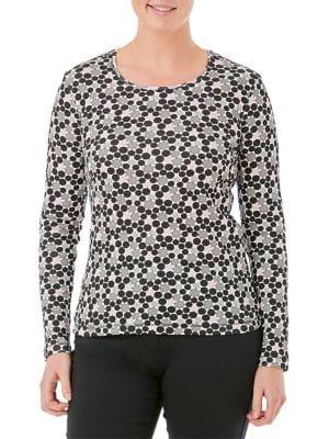 Olsen Multi-dot Long Sleeve Tee