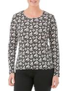 Olsen Multi-dot Long Sleeve Tee