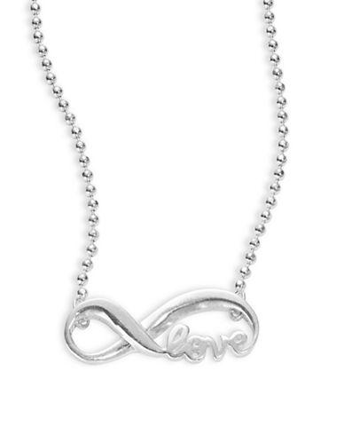 Alex Woo Little Faith Sterling Silver Infinity Necklace