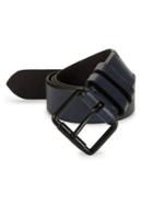 Cole Haan Bevel-edge Leather Belt