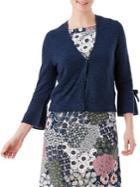 Olsen Casual Coast Tied Bell-sleeve Cardigan