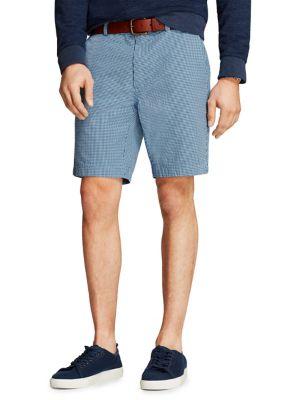 Brooks Brothers Red Fleece Gingham Cotton Seersucker Shorts
