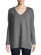 French Connection Babysoft Heathered V-neck Sweater