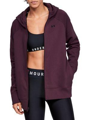 Under Armour Rival Fleece Sleeve Script Hoodie