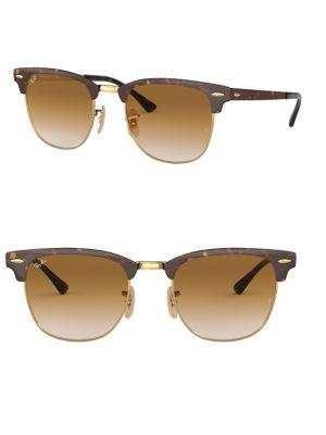 Ray-ban 21mm Logo Clubmaster Sunglasses