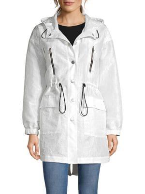 Jones New York Textured Hooded Anorak