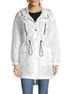 Jones New York Textured Hooded Anorak