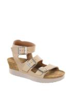 Birkenstock Linnea Suede Ankle-strap Sandals
