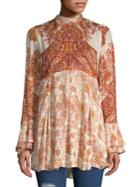 Free People Lady Luck Printed Tunic