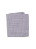 Black Brown Dotted Cotton Pocket Square