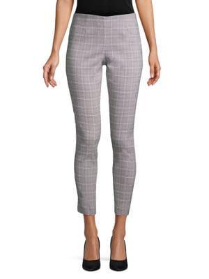 Calvin Klein Plaid Pull-on Pants