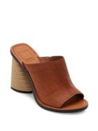 Dolce Vita Alba Leather And Jute Mules