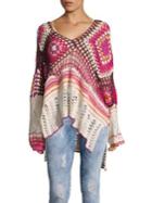 Free People Call Me Crochet Pullover
